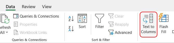 راهنمای تبدیل متن به ستون در اکسل